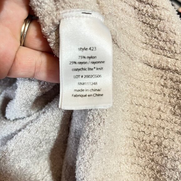 Barefoot Dreams CozyChic Lite Knit Circle Cardigan Oatmeal S - Picture 6 of 7